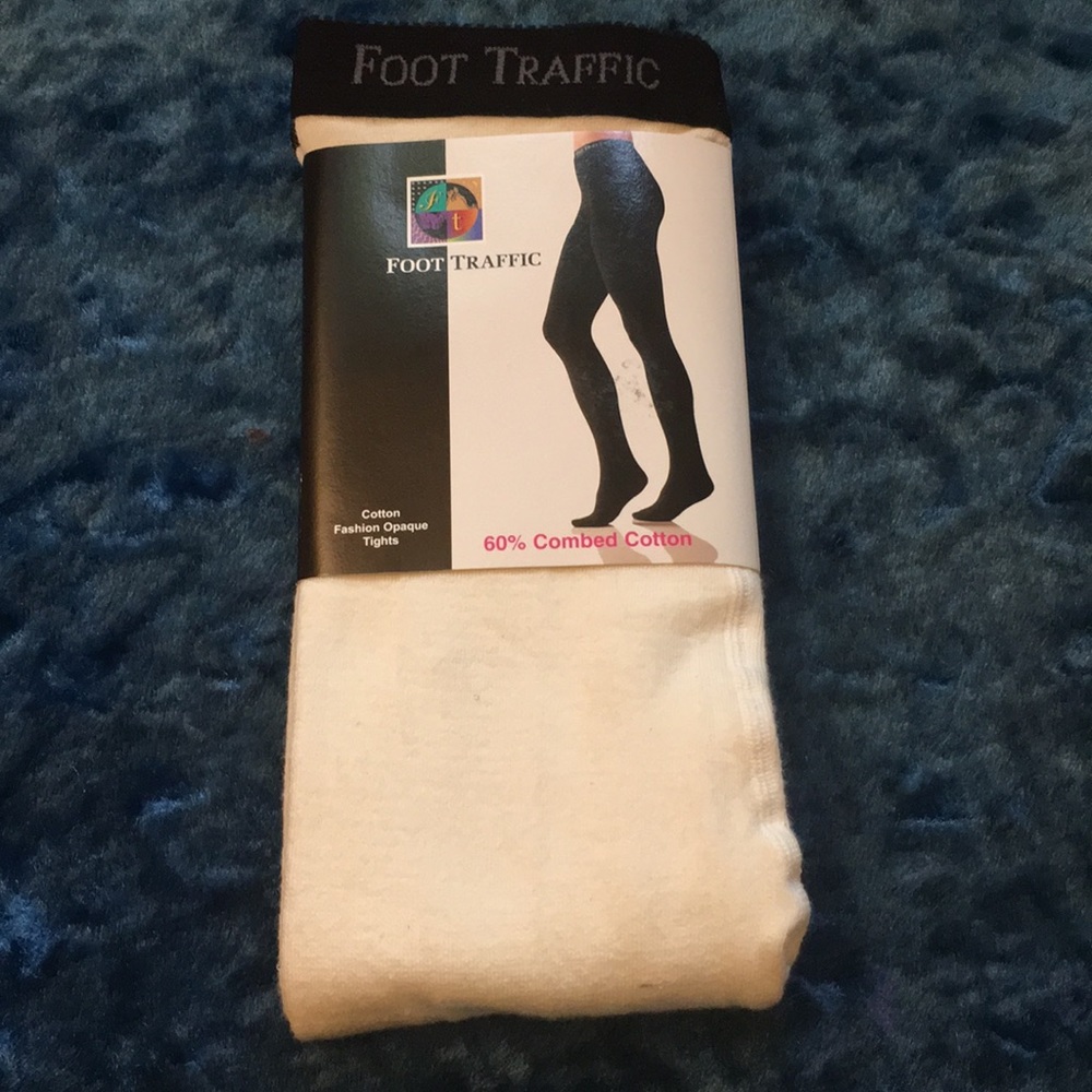 Foot Traffic Cotton Fashion Opaque Tights
